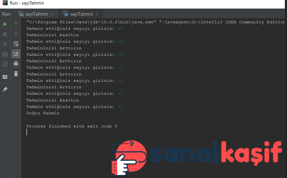 Java Programlama Nedir ? Java ile Basit Bir Uygulama: Sayıyı Tahmin Et ! 2 java-sayi-tahmin